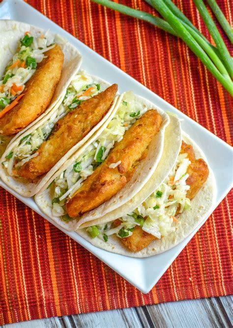 Beer Battered Fish Tacos With Cilantro Slaw 4 Sons R Us