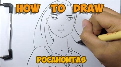 How To Draw Pocahontas Youtube