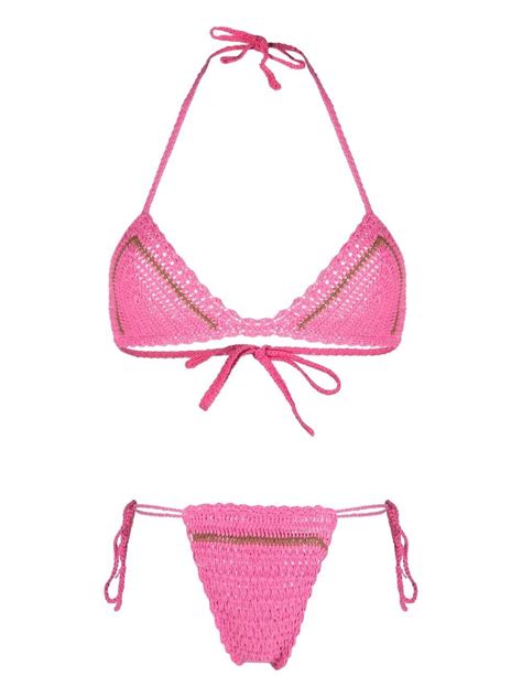 Akoia Swim Crochet Bikini Set Farfetch