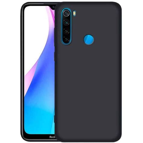 Capa Xiaomi Redmi Note 8 Note 8 2021 Silicone Premium Preto