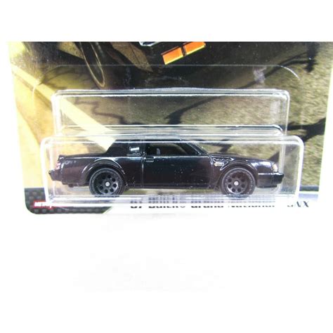 Hot Wheels Fast Furious 87 Buick Grand National GNX Black Motor City Muscle