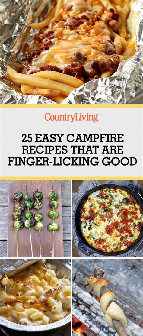 Easy And Delicious Camping Recipes For Your Next Adventure Easy Campfire Meals Campfire Food