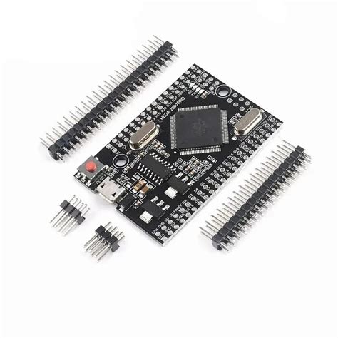 Mega Pro Mini V Embed Ch G Atmega Au With Male Pinheaders