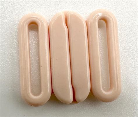 Fastener Bikini Sports Bra Front Back Clip Mm Narrow Nude Each