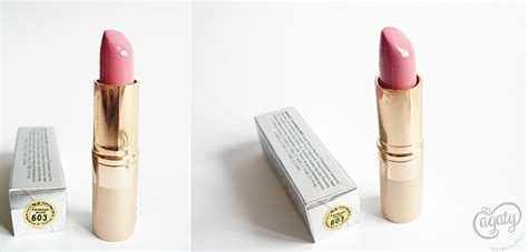 Celia nawilżająca pomadka błyszczyk Nude 603 AGU BLOG blog kosmetyczny blog o