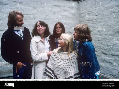 Abba Anni Frid Lyngstad Benny Andersson Agnetha F Ltskog And Bj Rn