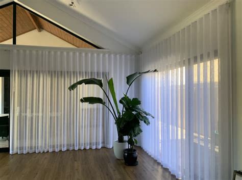 S Fold Sheer Curtains Custom Made For Your Windows Curtains And Blinds Gumtree Australia