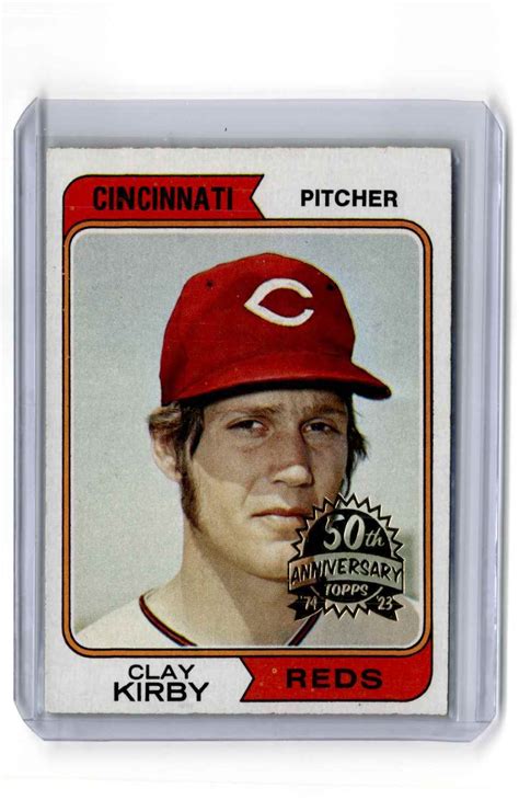 Topps Th Anniversary Buyback Heritage Clay Kirby Cincinnati