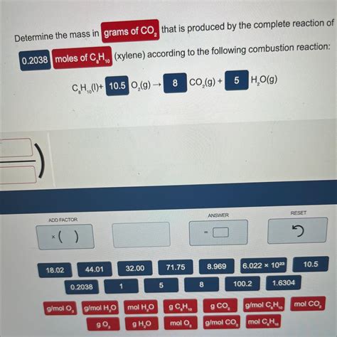 Determine The Mass In Grams Of CO That Is Produced By The Complete