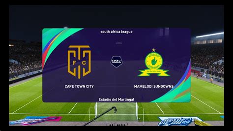 ⚽ Cape Town City Vs Mamelodi Sundowns ⚽ 🏆 South African League 1224