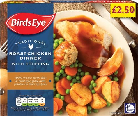 Fife Creamery FROZEN BIRDS EYE ROAST CHICKEN DINNER 6X400G 2 50 PMP