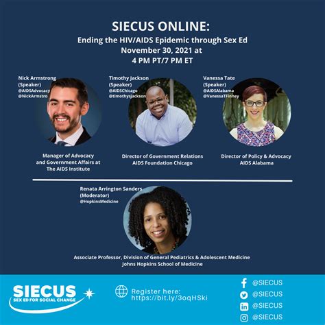 SIECUS Online Ending The HIV AIDS Epidemic Through Sex Ed SIECUS