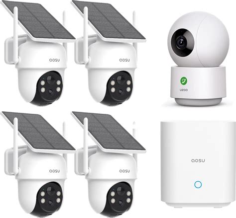 Amazon Aosu Solar Security Cameras Outdoor Wireless Cam Kit