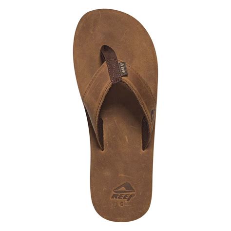 Reef Leather Smoothy Flip Flops Brown | Xtremeinn