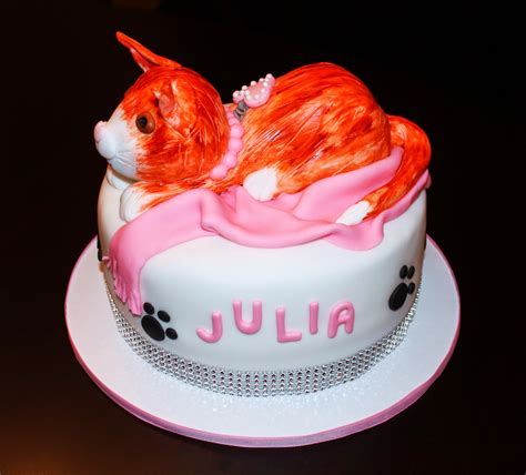 Creative Cakes by Lynn: Orange cat cake