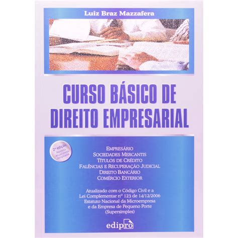 Livro Curso B Sico De Direito Empresarial Submarino