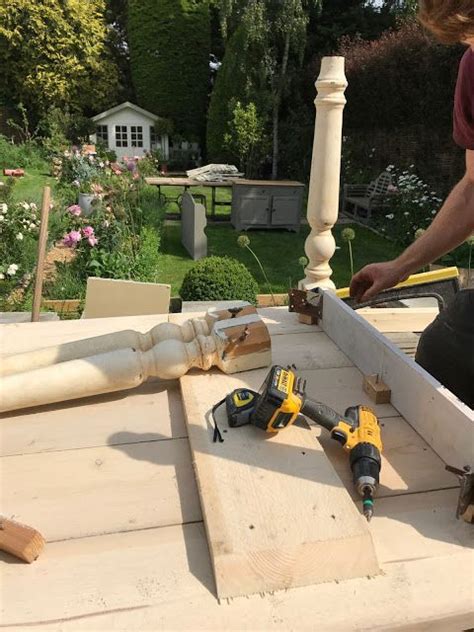 Makeover A Dining Table Made From Scaffold Boards Roses And