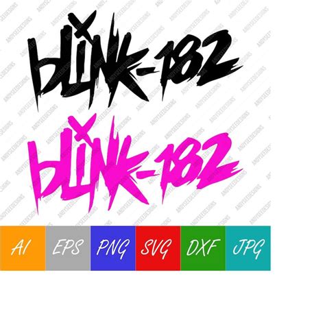 Blink 182 Logo Vector Digital Download SVG, Ai, EPS, Png, Jp - Inspire ...