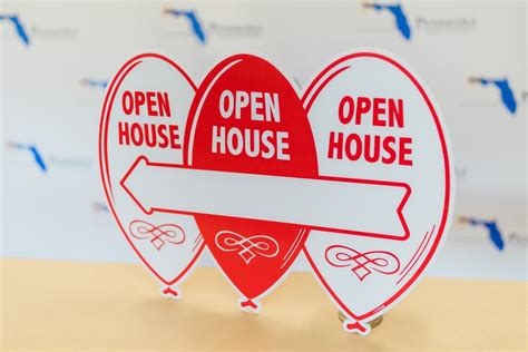 OPEN HOUSE BALLOON SHAPE SIGN