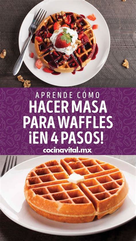 Descubrir Imagen Receta Masa Para Waffles Abzlocal Mx