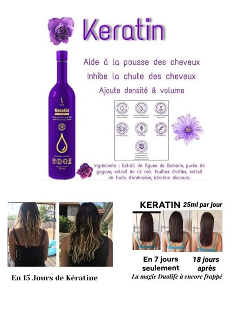 Kératine Liquide BIO 100 Naturelle Tester cliniquement Accélère la