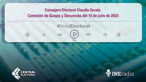 Inemexico On Twitter Posicionamiento De La Consejera Electoral