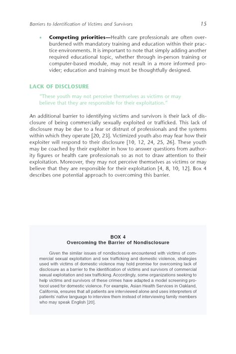 3 Barriers To Identification Of Victims And Survivors Confronting