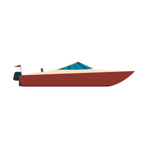 Motorboat Boat Icon Transparent Png And Svg Vector File