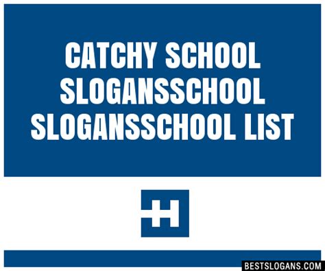 100+ Catchy School School School Slogans 2024 + Generator - Phrases & Taglines