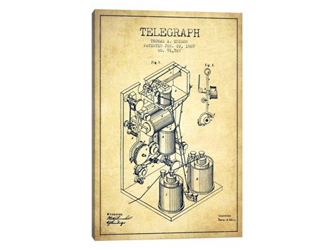 Thomas Edison Printing Telegraph