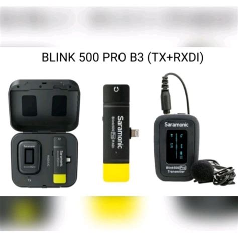 Jual Mic Saramonic Blink 500 B3 500 B4 500 B4 New Version 500 Pro B3