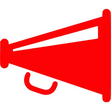 Download High Quality megaphone clipart red Transparent PNG Images ...