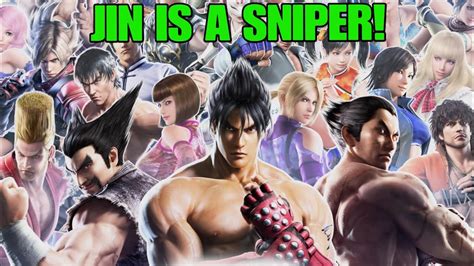 Jin Is A Sniper Jin Kazama Gameplay Tekken 7 Youtube