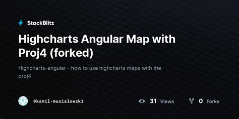 Highcharts Angular Map With Proj4 Forked StackBlitz