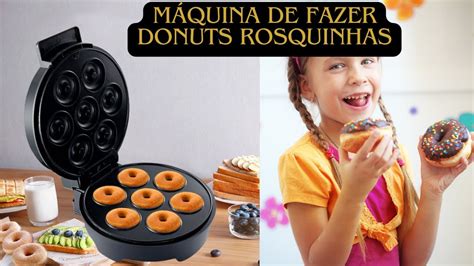 M Quina De Fazer Donuts Rosquinhas Confeitaria Culin Ria Youtube