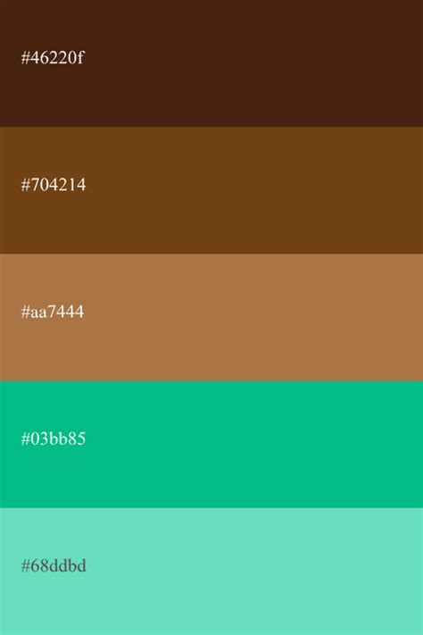 Sepia Color Palette Codes Combinations