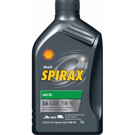 SHELL OIL SPIRAX S6 AXME 75W 90 CAN 1LT Super Τιμές E Lubricants