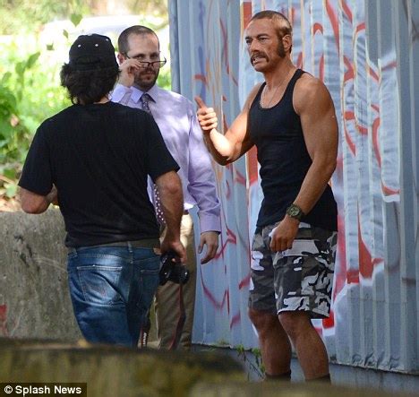 Jean Claude Van Damme S Son Kris Flexes His Bulging Biceps Daily Mail