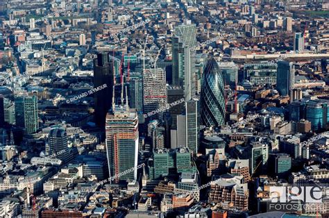 Aerial view of London skyscrapers, Stock Photo, Picture And Royalty ...