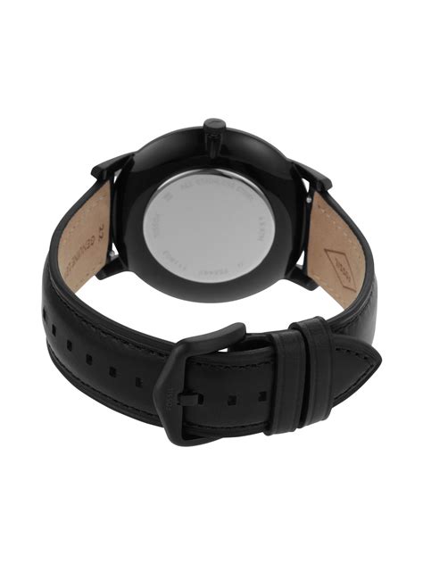 Buy Fossil Fs The Minimalist Mono Black Watch For Men Online