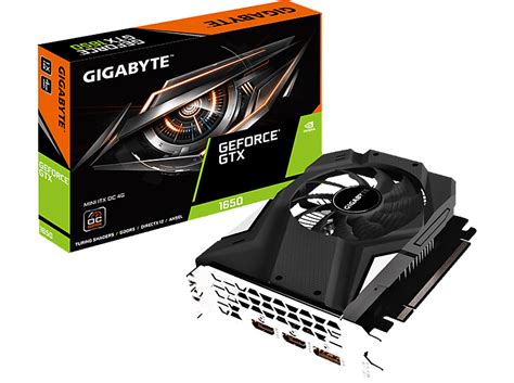 Grafikkarte GIGABYTE GeForce® GTX 1650 Mini ITX OC 4GB (GV-N1650IXOC ...