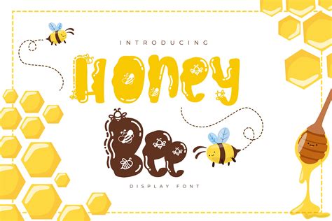 Honeybee Font By Vunira · Creative Fabrica