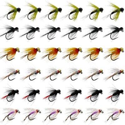 36 Pc Set Soft Hackle Frenchie Size 14 Euro Nymph Fly Fishing Flies