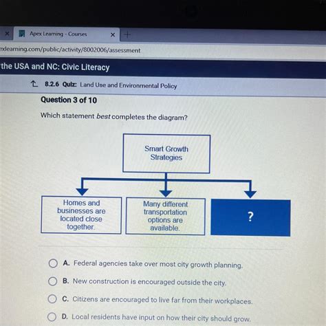 Which Statement Best Completes The Diagram A Federal Agencies Take