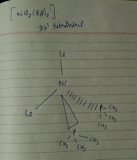 B Only One Structure Of The Complex Ni R3P C1 Is Known R CH3