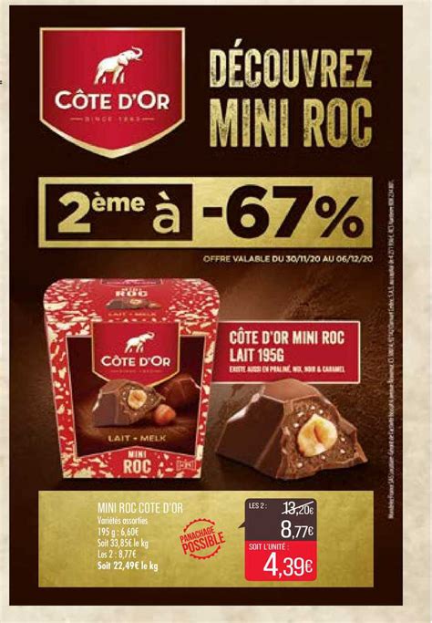 Promo Mini Roc C Te D Or Chez Match Icatalogue Fr