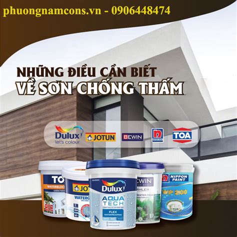 Sơn Chống Thấm Dột Ngoài Trời, Trong Nhà - Top 9 Loại Tốt Nhất Hiện Nay