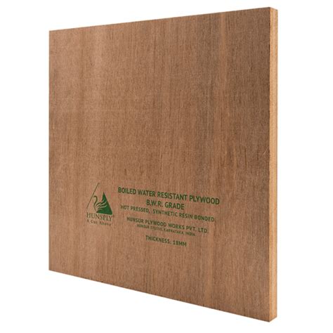 Hunsply Boiling Water Resistant Plywood Grade Bwr Thickness 18mm At