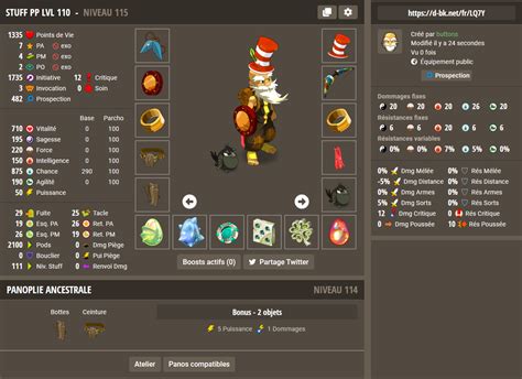 Dofus Meilleur Stuff Prospection Pour Les Drops Rares En Donjon