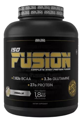 Whey Protein Isolado Iso Fusion Iron Tech Whey Hidro 1 8kg Sabor